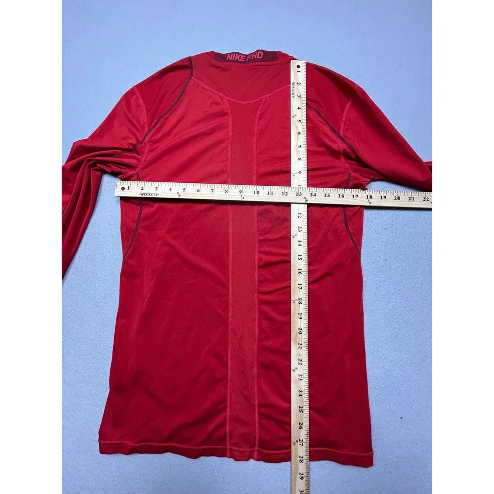 Nike Pro Dri-FIT Polyester Red Small Mens Shirt
